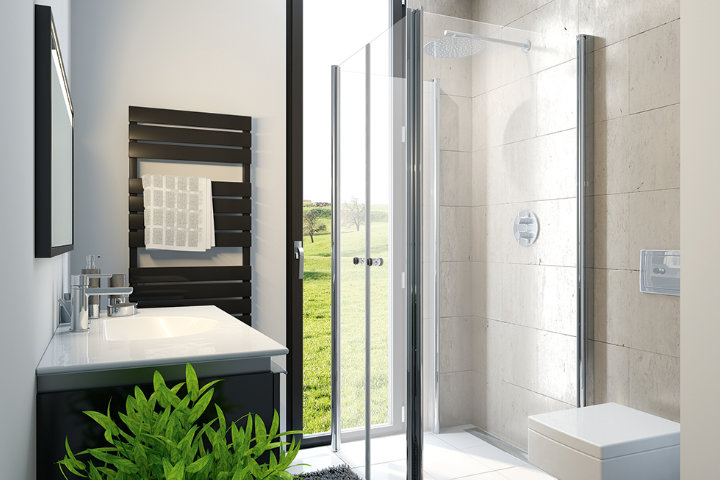 Individuelle gestaltung des Badezimmers