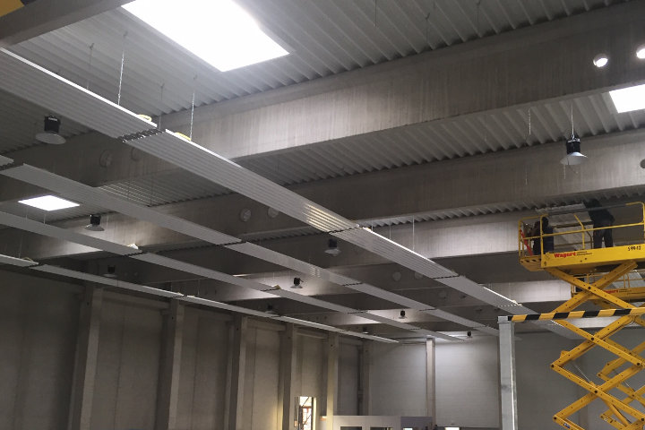 Montage Deckenheizung